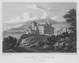 Culzean Castle, Südostansicht, Ayrshire von Thomas Hosmer Shepherd