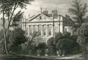 Earl Spencers Haus, Green Park, 1829 von Thomas Hosmer Shepherd