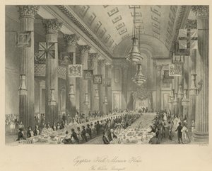 Ägyptische Halle, Mansion House von Thomas Hosmer Shepherd