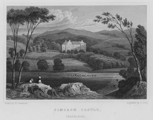 Fingask Castle, Perthshire (Stich)