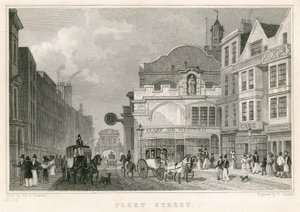 Fleet Street, London von Thomas Hosmer Shepherd