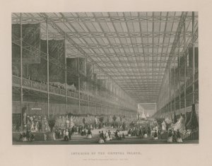 Innenansicht des Kristallpalastes (Gravur) von Thomas Hosmer Shepherd