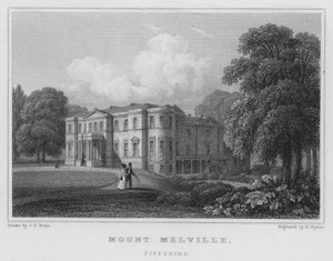 Mount Melville, Fifeshire (Gravur) von Thomas Hosmer Shepherd