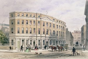 Neue Häuser am Eingang der Gresham St, 1851