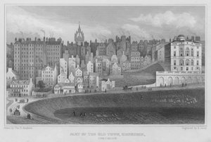 Teil der Altstadt, Edinburgh (Gravur)