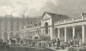 Die NW-Fassade des neuen Covent Garden Marktes, 1827-30 von Thomas Hosmer Shepherd
