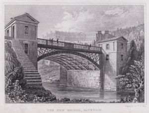 Die neue Brücke, Bathwick von Thomas Hosmer Shepherd