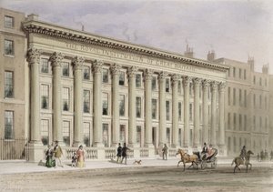 Die Royal Institution of Great Britain, Albemarle Street, ca. 1838 von Thomas Hosmer Shepherd