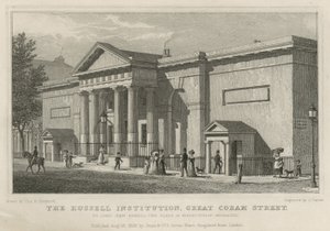 Die Russell Institution, Great Coram Street, London von Thomas Hosmer Shepherd