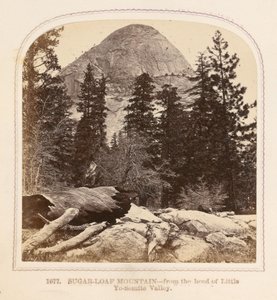 Zuckerhutberg - vom Kopf des Kleinen Yosemite-Tals von Thomas Houseworth