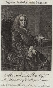 Martin Folkes von Thomas Hudson