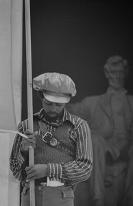 Black Panther Convention, Lincoln Memorial von Thomas J. O