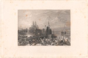 Kanal der Loire und Cher, in der Nähe von Tours von Thomas Jeavons