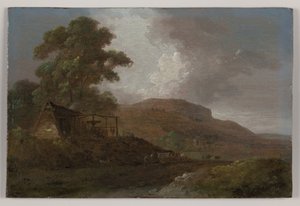 Walisische Landschaft mit Bleiminen