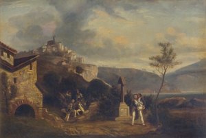 Ein Vorfall in den Napoleonischen Kriegen, 1830-1882 von Thomas Jones Barker