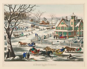 Ein Zuhause auf dem Land. / Winter von Thomas Kelly