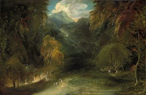 Ein Blick auf Dovedale in Richtung Thorpe Cloud