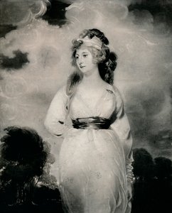 Lady Amelia Anne Hobart, Viscountess Castlereagh, Marchioness of Londonderry, um 1800 von Thomas Lawrence