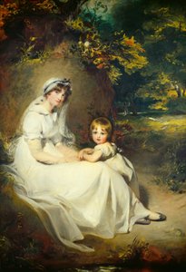 Lady Mary Templetown und ihr ältester Sohn von Thomas Lawrence