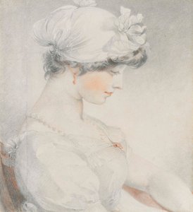 Porträt von Julia Angerstein, Halbfigur, im Profil nach rechts von Thomas Lawrence