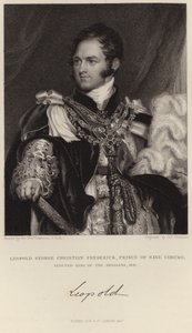 Porträt von König Leopold I.