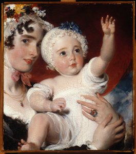 Priscilla, Lady Burghesh, hält ihren Sohn, den Hon. George Fane, 1820 von Thomas Lawrence
