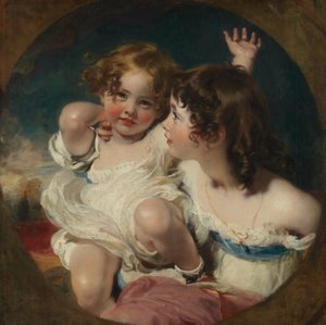 Die Calmady-Kinder Emily, 1818-1906, und Laura Anne, 1820-1894, 1823 von Thomas Lawrence