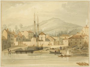 Limekiln Dock, Hotwell Road, mit der Brigg 