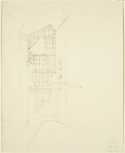 Blick in die Pithay von der Wine Street von Thomas Leeson the Elder Rowbotham