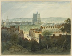 Die Kathedrale, College Green und College Street