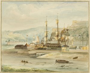 Der Überfall-Damm, nahe Floating Dock und Cumberland Basin