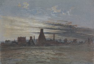 Oast House in der Dämmerung