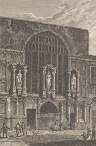 Ansicht der Kapelle St. Magdelen, Guildhall von Thomas Lord Busby