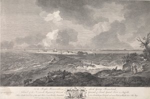 Südostansicht von Land-Guard Fort, in Suffolk von Thomas Major