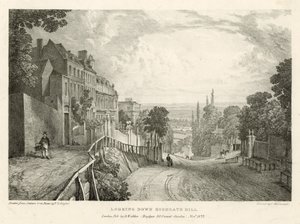 Blick auf den Highgate Hill, London von Thomas Mann Baynes