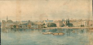 Panorama der Nordseite der Themse, in 13 Teilen