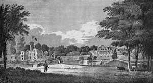 Der Pavillon, Hans Place, Chelsea, um 1810