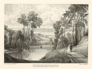 Ansicht in der Nähe der Rotunde, Woolwich, London von Thomas Mann Baynes