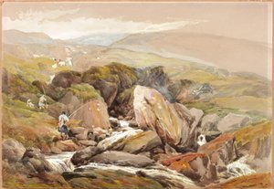 Eine Ansicht in den Highlands von Thomas Miles II Richardson