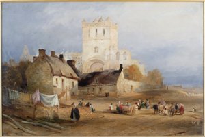 Jedburgh Abbey, ca. 1835 von Thomas Miles Richardson