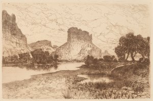 Green River, Wyoming Territory von Thomas Moran