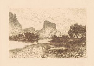 Green River, Wyoming Territory von Thomas Moran