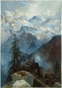 Gipfel der Sierras von Thomas Moran