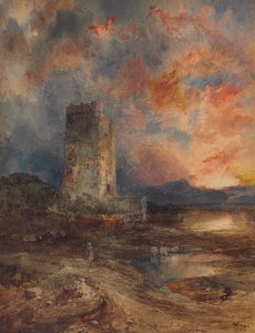 Sonnenuntergang auf dem Moor, 1880