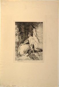 Die leere Wiege von Thomas Moran