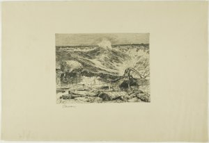 Die Stromschnellen oberhalb von Niagara von Thomas Moran