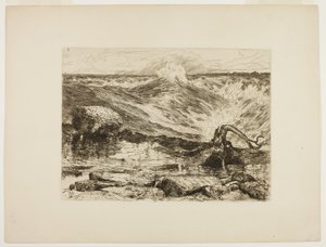 Die Stromschnellen oberhalb von Niagara von Thomas Moran