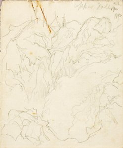 Obere Wasserfälle, Yellowstone von Thomas Moran