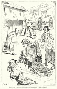 Illustration für Gullivers Reisen von Jonathan Swift von Thomas Morten