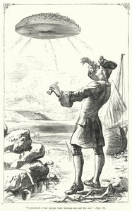Illustration zu Gullivers Reisen von Jonathan Swift von Thomas Morten